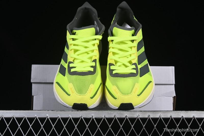 Adidas Adizero Lightstrike Pro Running Shoes - Neon Yellow/Black