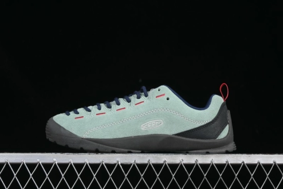 KEEN Jasper Lightweight Outdoor Adventure Shoes – Mint Green & Navy