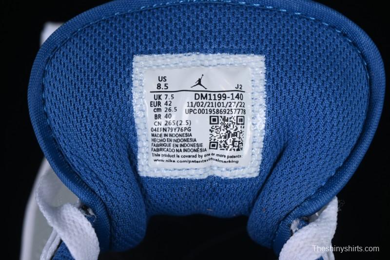 Nike Air Jordan 1 Low True Blue Retro Basketball Shoes - DM1199-140