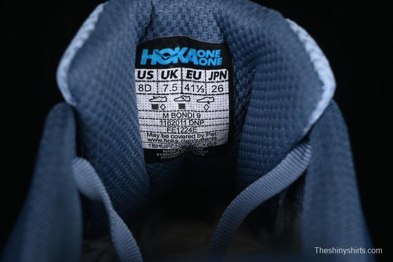 HOKA ONE ONE Bondi 9 Knit Lightweight Casual Running Shoes - 1162011 DNP