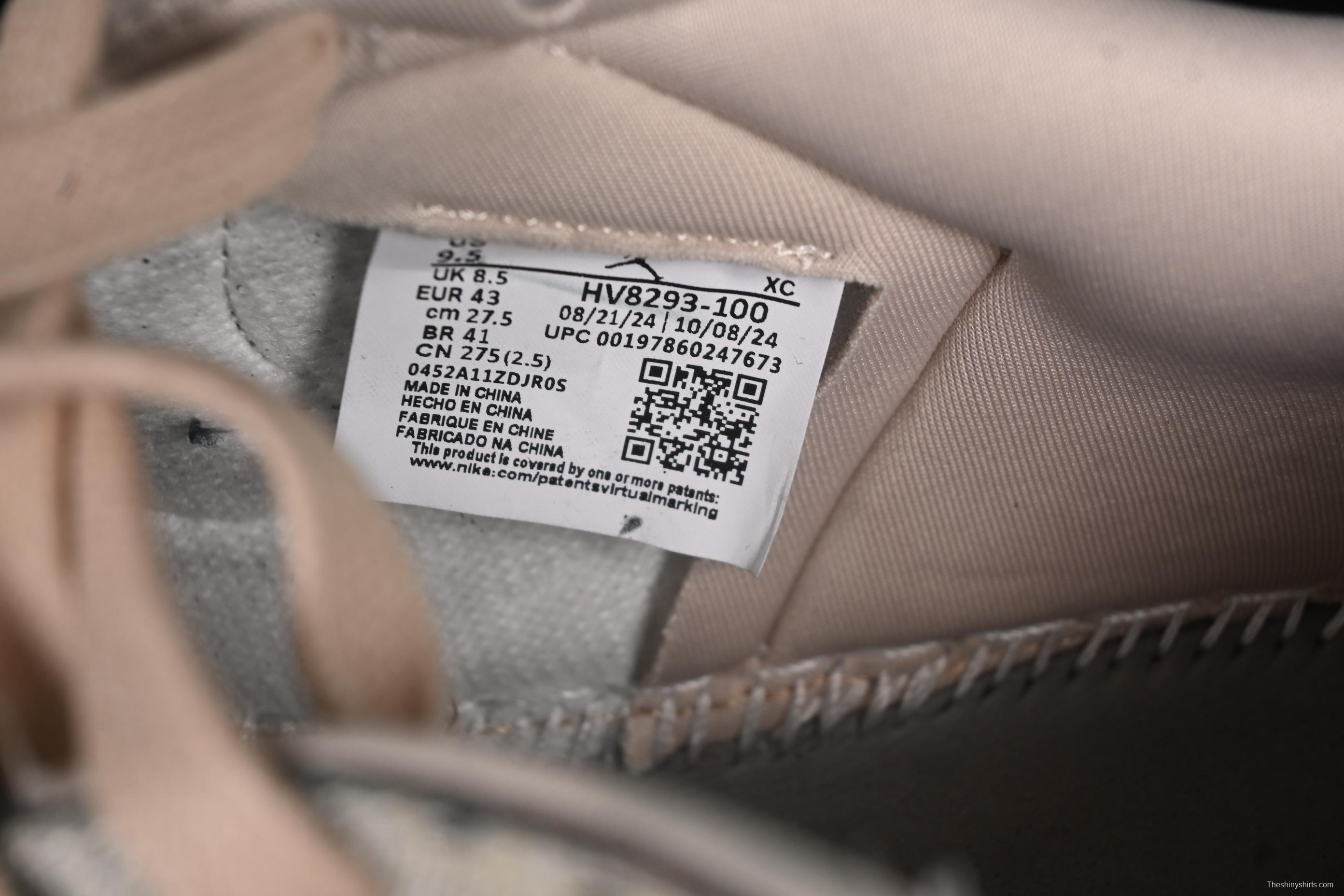 Nike Air Jordan 1 Low OG "Oatmeal" Rui Hachimura Collaboration Casual Sneakers - HV8293-100