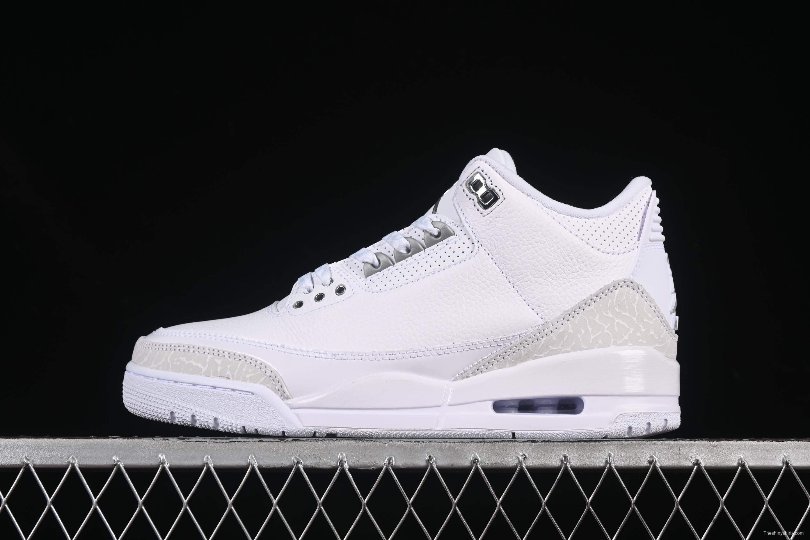 Nike Air Jordan 3 Retro "Pure Money" Basketball Shoes - CT8532-111