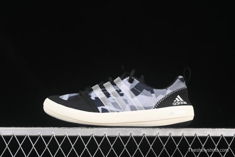Adidas Climacool Boat Lace Graphic Running Shoes with Breathable Mesh and Cushioned Sole - BA8397
