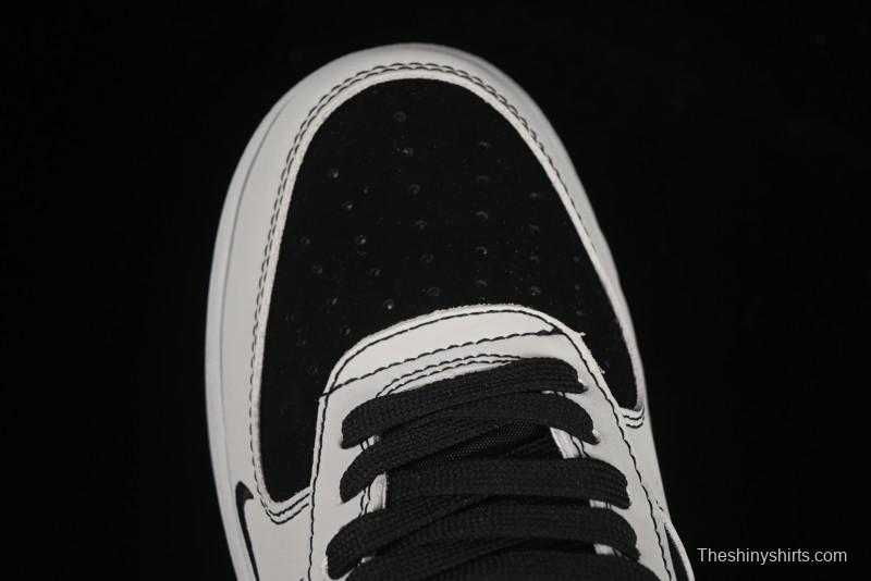 Nike Air Force 1'07 Low GD Collaboration Chrysanthemum Swoosh Casual Sneakers - DF0188-055