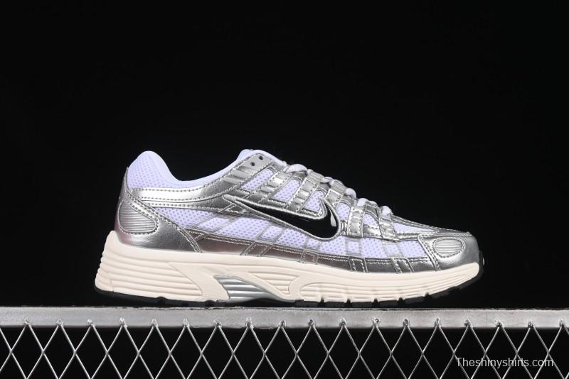 Nike P-6000 Prm Retro Casual Sneakers with Lightweight Design - CD6404-105