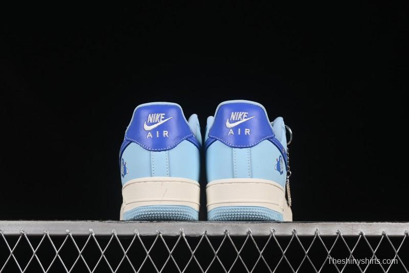 Nike Air Force 1'07 Low Doraemon Casual Sneakers with Full-Length Air Cushion - DF0188-059