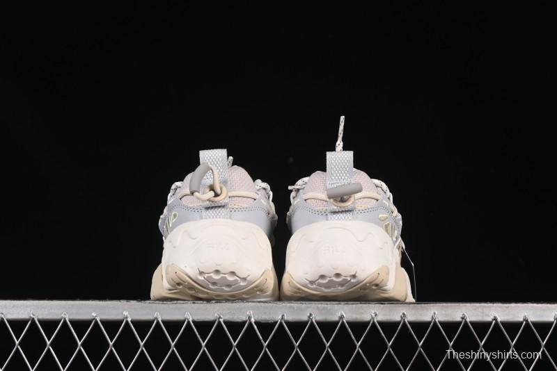 Fila Heritage Fluid Cat Claw 5.0 Vintage Dad Shoes with Lace-Up Design - F12W412105FLV