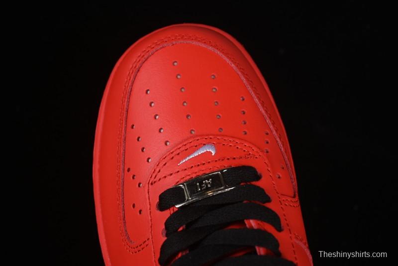 Nike Air Force 1'07 Low Watermelon Red Casual Sneakers with Full-Length Air Cushion - FD7039-600