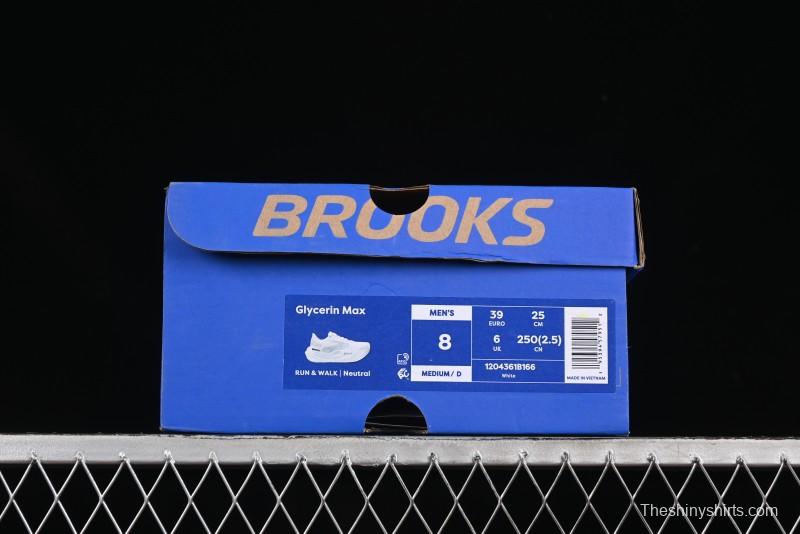Brooks Glycerin Max Cushioned Marathon Running Shoes with Nitrogen Technology - 1204361B166