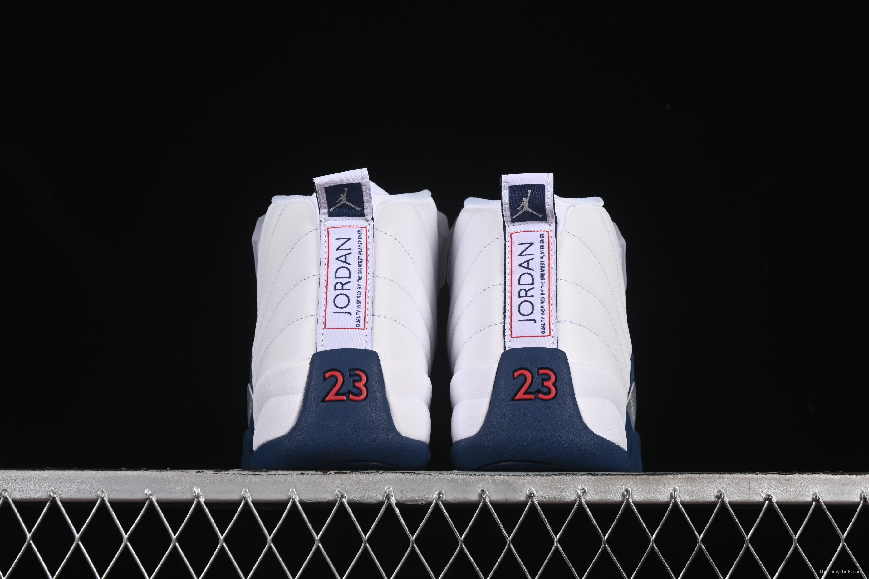 Nike Air Jordan 12 Retro French Blue Basketball Shoes - CT8013-114