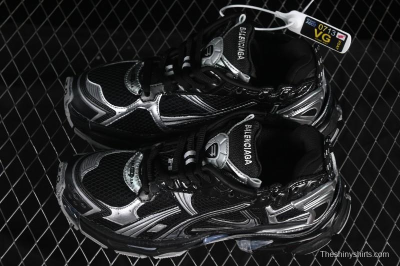 Balenciaga Runner Kith Four Color Retro Casual Shoes - W3RMU1100