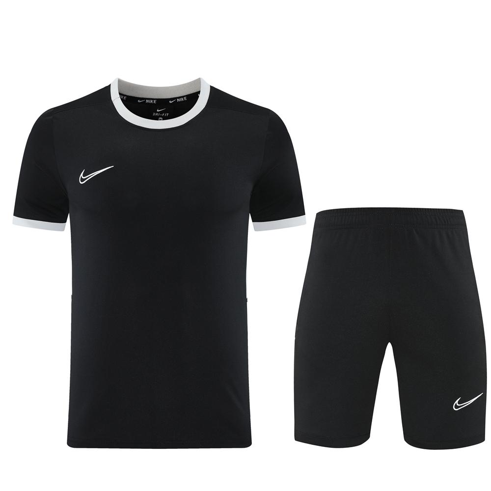 2025 NIKE Black Short Sleeve Jersey + Shorts
