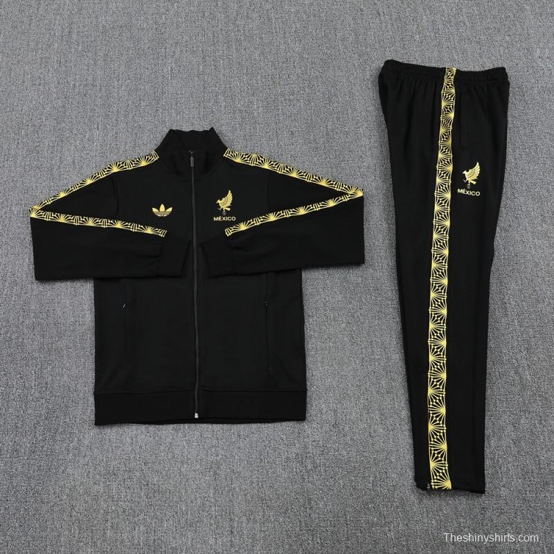 2025 Adidas Black Full Hoodie Zipper Jacket +Long Pants