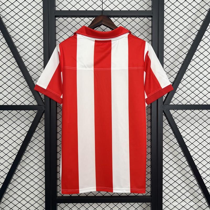 03/04 Retro Atletico Madrid Centenary Home Stadium Jersey