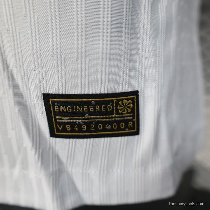 Player Version 2025 England Home Long Sleeve Jersey