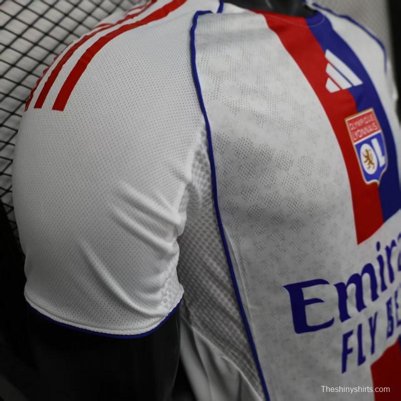 Player Version 25/26 Olympique Lyonnais Lyon Home Jersey