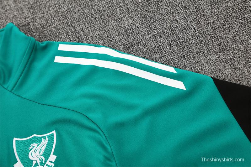 25/26 Liverpool Green Half Zipper Jacket+Long Pants