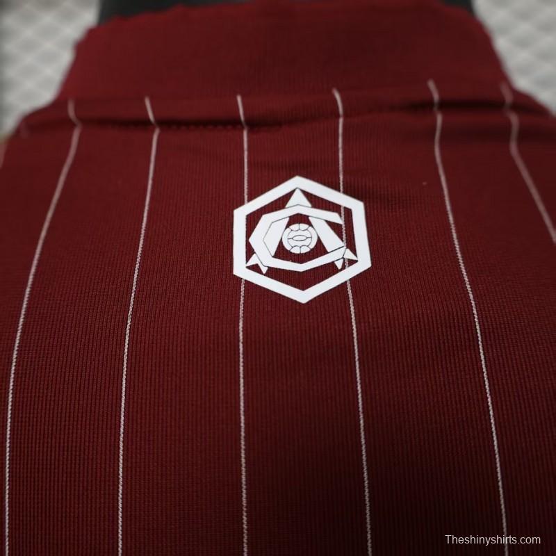 Player Version 25/26 Arsenal Wine Casual Jersey