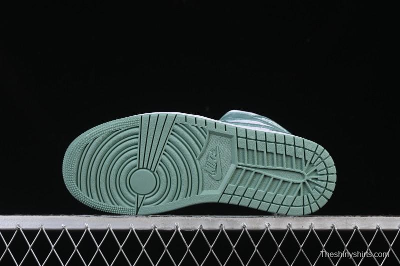 Nike Air Jordan 1 Mid Jade Smoke - BQ6472-138