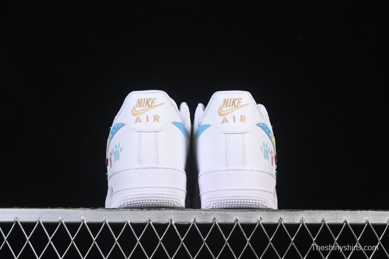 Nike Air Force 1'07 Low Four Hook Rainbow Cake Casual Sneakers - ZH0316-115