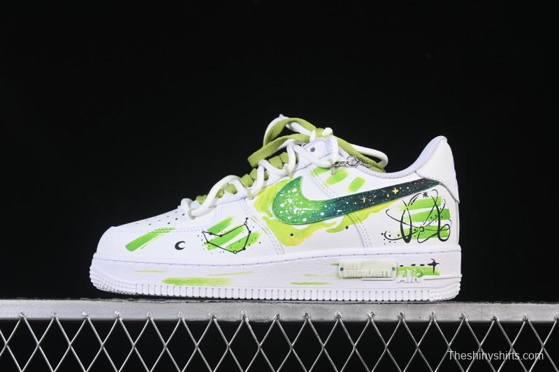 Nike Air Force 1 '07 Low Capricorn Hand-Painted Doodle Zodiac Series Casual Sneakers - 1222119