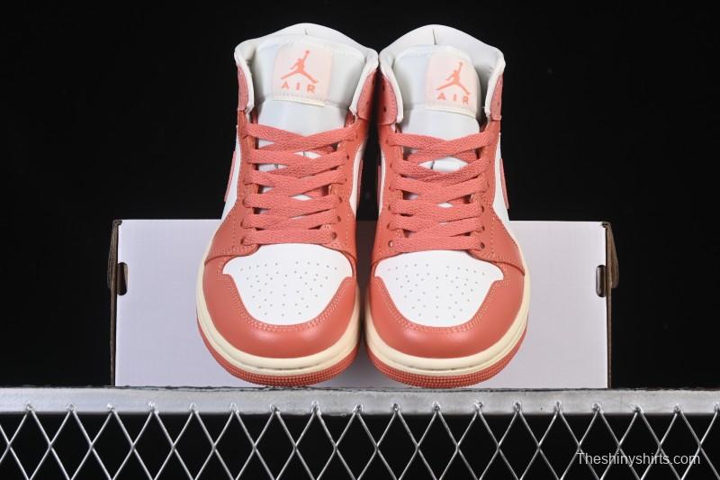 Nike Air Jordan 1 Mid AJ1 Orange Sunshine - DQ8426-180