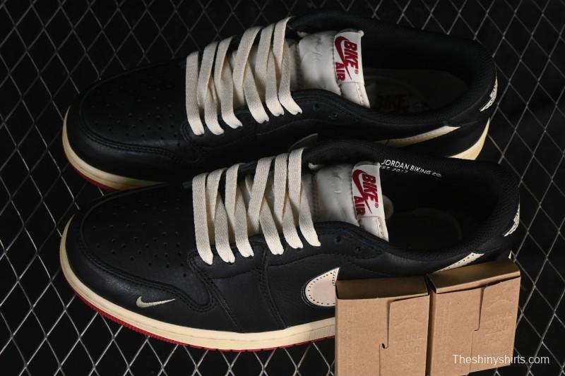 Nike Nigel Sylvester x Air Jordan 1 Low Lifestyle Casual Skate Shoes - IB8958-001