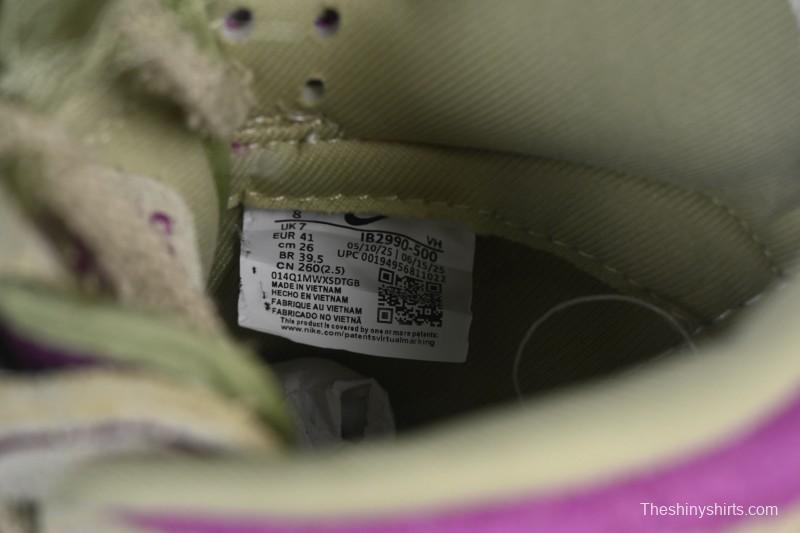 Nike Dunk Low Panda Viotech Green Purple Low-Top Casual Skate Shoes - IH7648-700