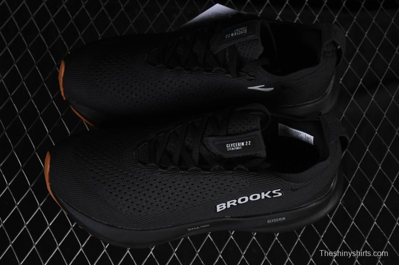 Brooks Glycerin Stealthfit 22 Cushioned Marathon Nitrogen Running Shoes - 1104481D072