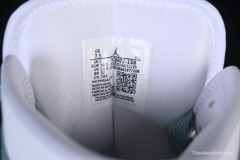 Nike Air Jordan 1 Mid Jade Smoke - BQ6472-138