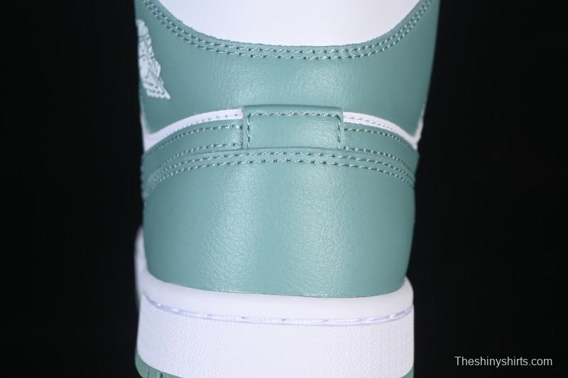 Nike Air Jordan 1 Mid Jade Smoke - BQ6472-138
