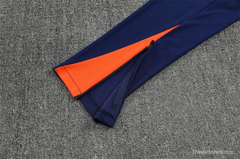 25/26 Barcelona Blue Orange Camouflage T90 Short Sleeve Jersey+Shorts