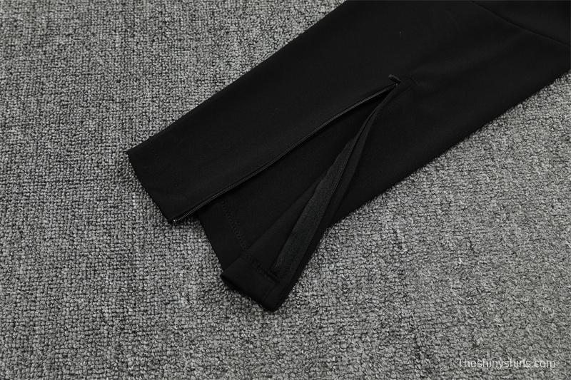 Player Version 25/26 Liverpool Green AD on Both Sleeves Half Zipper Jacket+Long Pants