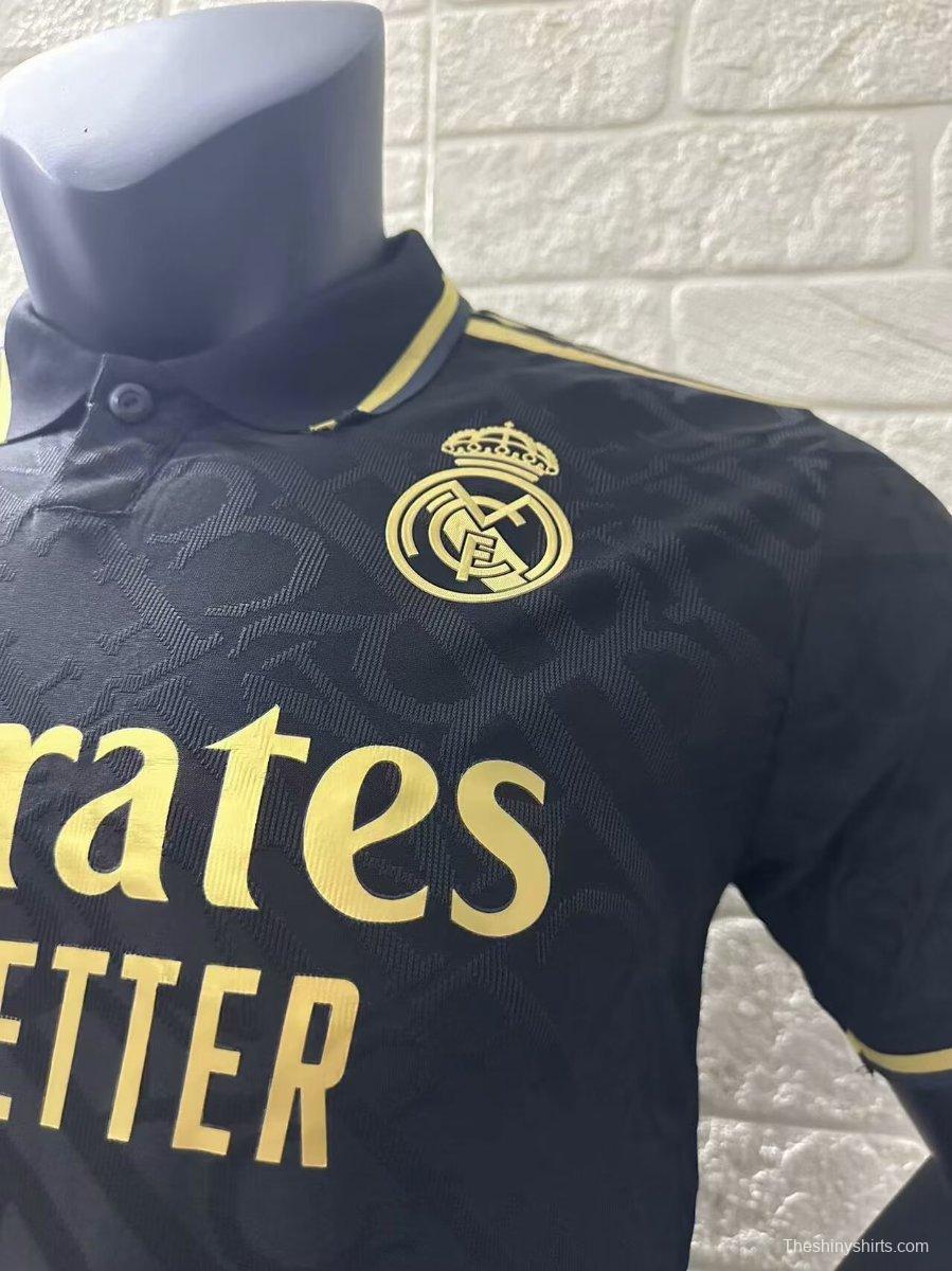 Player Version 24/25 Real Madrid Black Special Pre-Match Jersey