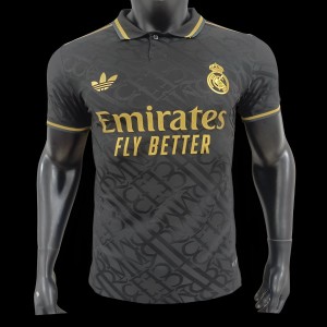 Player Version 24/25 Real Madrid Black Special Pre-Match Jersey