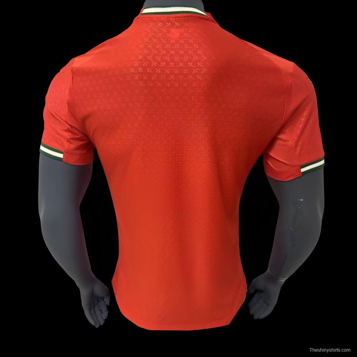 Player Version 2024 Portugal Home Jersey