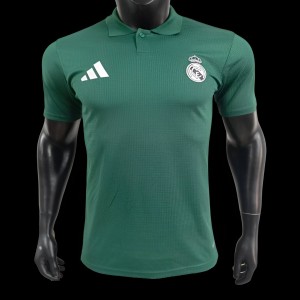 Player Version 24/25 Real Madrid Green Polo Jersey