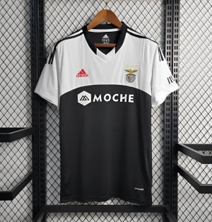 Retro 13-14 Benfica  Away Black/White Jersey