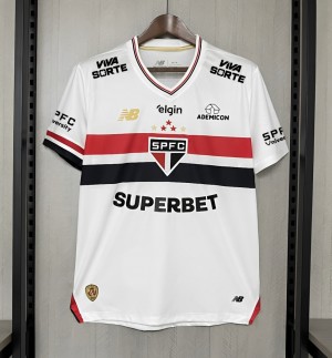 25/26 Sao Paulo Home All Sponsors S-XXXXL Jersey