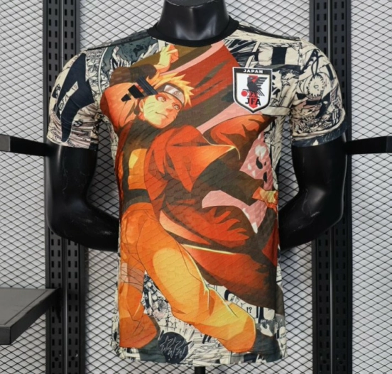 Player Version 2025 Japan Multi-Color with Naruto Anime Character Jersey