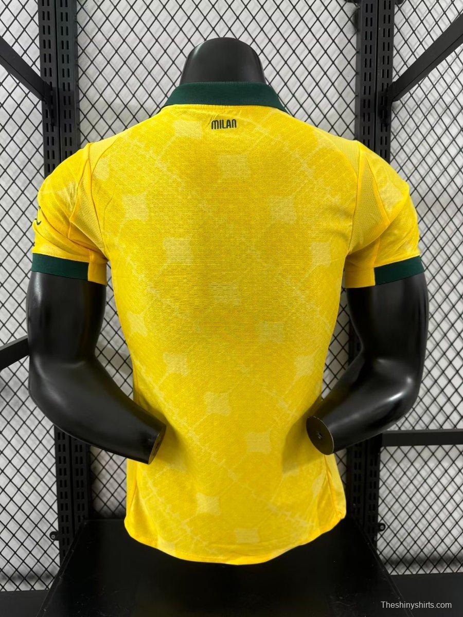 Player Version 25/26 AC Away Yellow Jersey