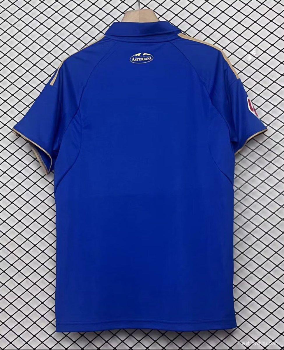 25/26 Real Oviedo Centenary Home Blue Jersey