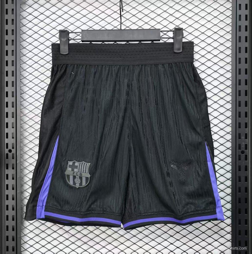 Player Version 25/26 Barcelona Black Shorts